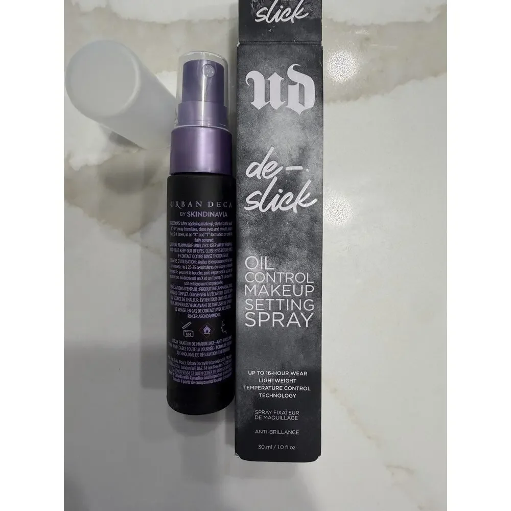 Urban Decay De-Slick Oil Control Makeup Setting Spray 30ml 1oz New In Box